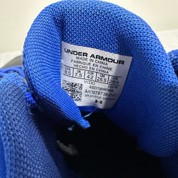 Under Armour MLB authentic high top baseball cleats, men's size 8.5 - Picture 6 of 6